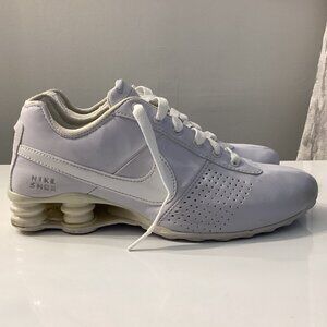 Nike Shox Deliver, All White, Athletic Sneaker, Men's Size 8.5, Mod 317541-112